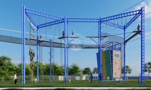 參加拓展訓(xùn)練，拋去煩惱！